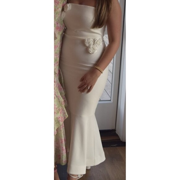 LIKELY Ilene Strapless Cocktail Dress in White Size US 4 - Picture 11 of 12